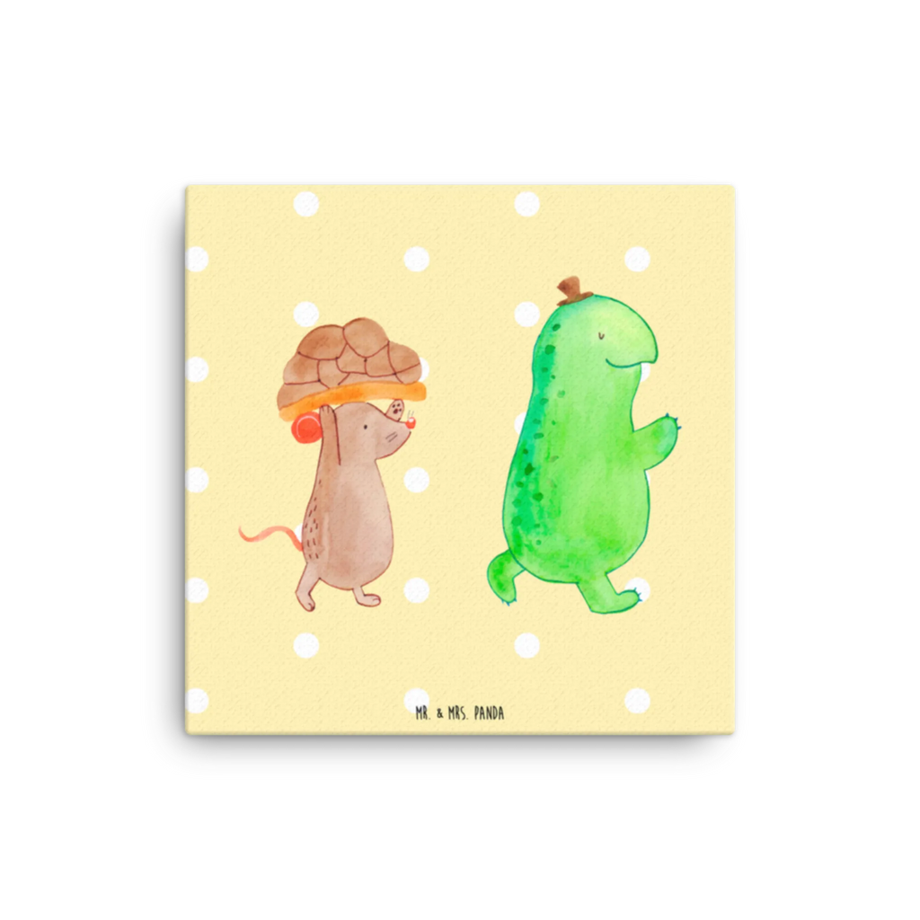 Canvas picture tortoise Mouse Kunstdruck, Leinwand, Schildkröte, Beste Freundinnen, Beste Freunde, Freunde, Maus, Freundinnen