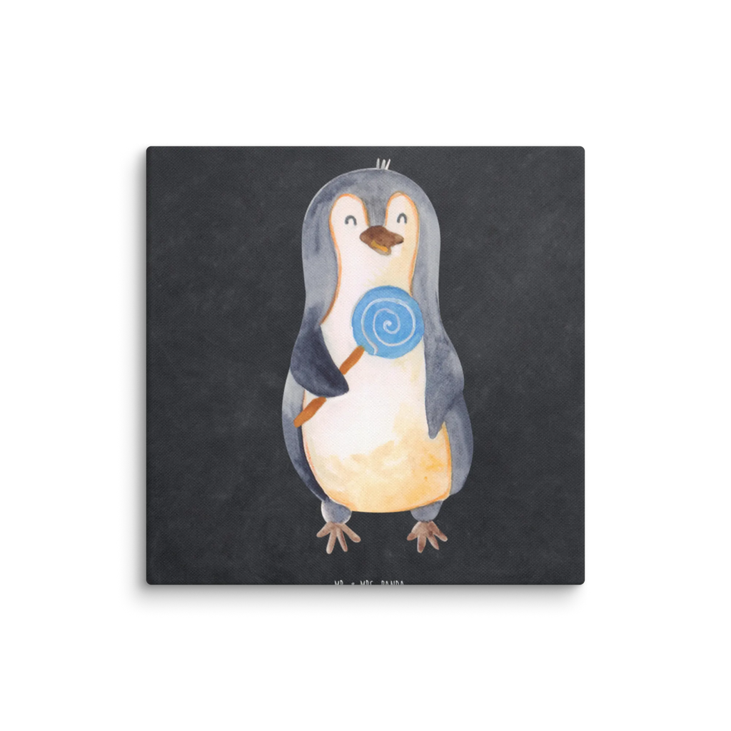 Canvas picture Penguin lollipop Leinwand, Kunstdruck, Pinguin, Ganove, Rabauke, Lolli, Pinguine, Süßigkeiten, Rebell, Gauner, Spruch, Blödsinn