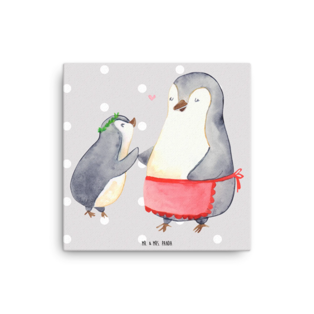 Canvas picture Penguin with child Kunstdruck, Leinwand, Vatertag, Schwester, Muttertag, Bruder, Papa, Mama, Oma, Opa, Familie, Mutti, Mutter, Mami, Geburststag, Geschenk