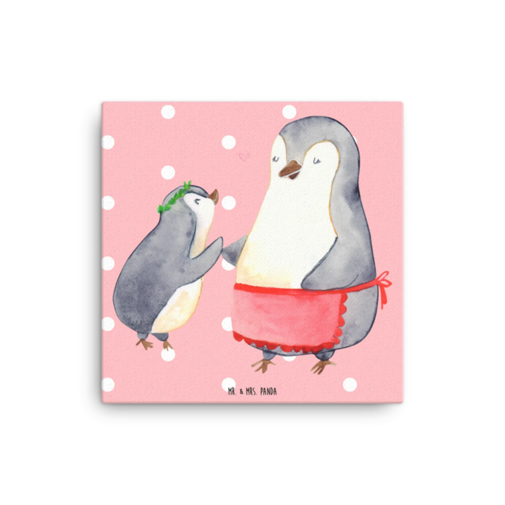 Canvas picture Penguin with child Kunstdruck, Leinwand, Vatertag, Schwester, Muttertag, Bruder, Papa, Mama, Oma, Opa, Familie, Mutti, Mutter, Mami, Geburststag, Geschenk