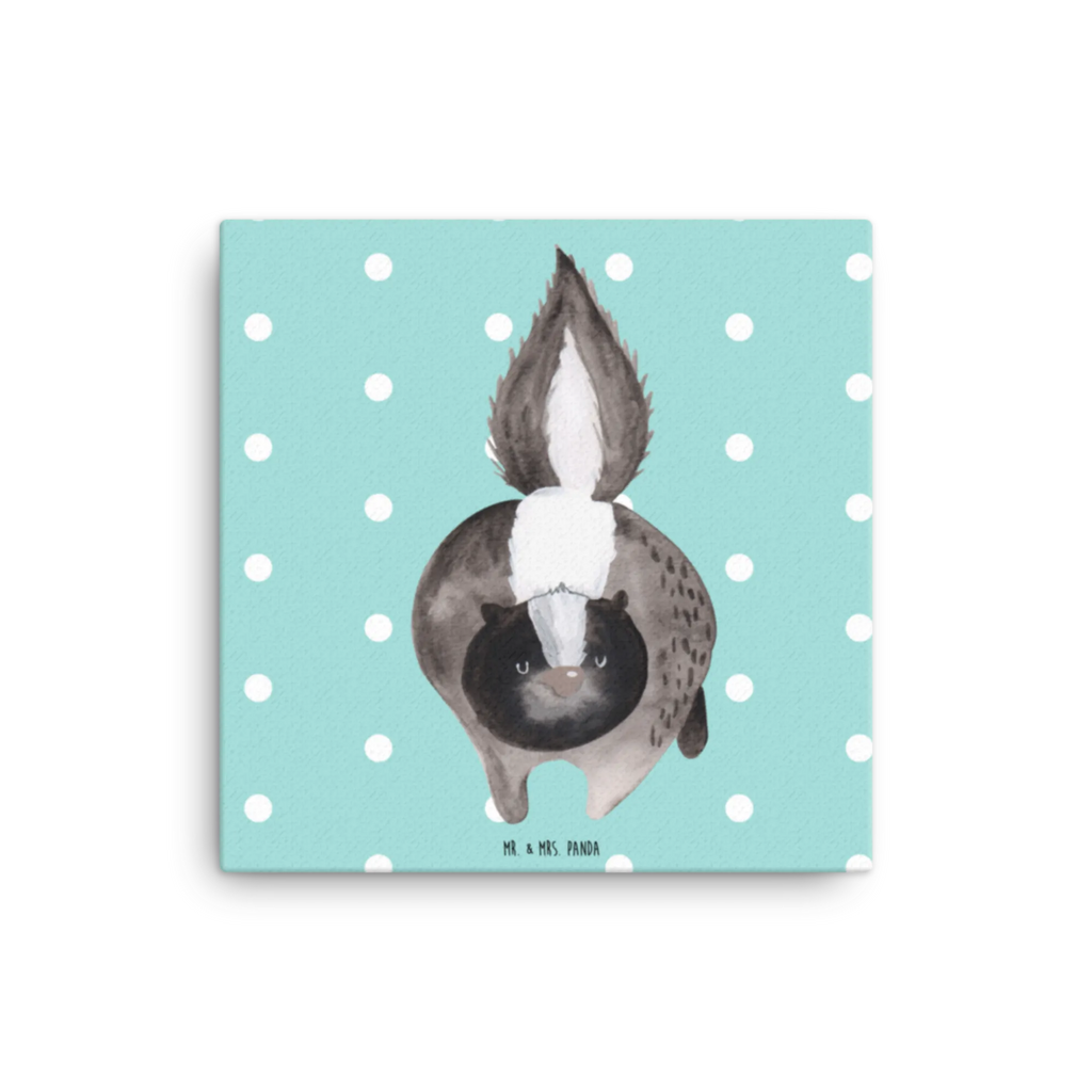 Canvas picture skunk attack Leinwand, Kunstdruck, Stinktier, Skunk, Stinki, Drohung, Stinker, wütend, Raubtier, Wildtier