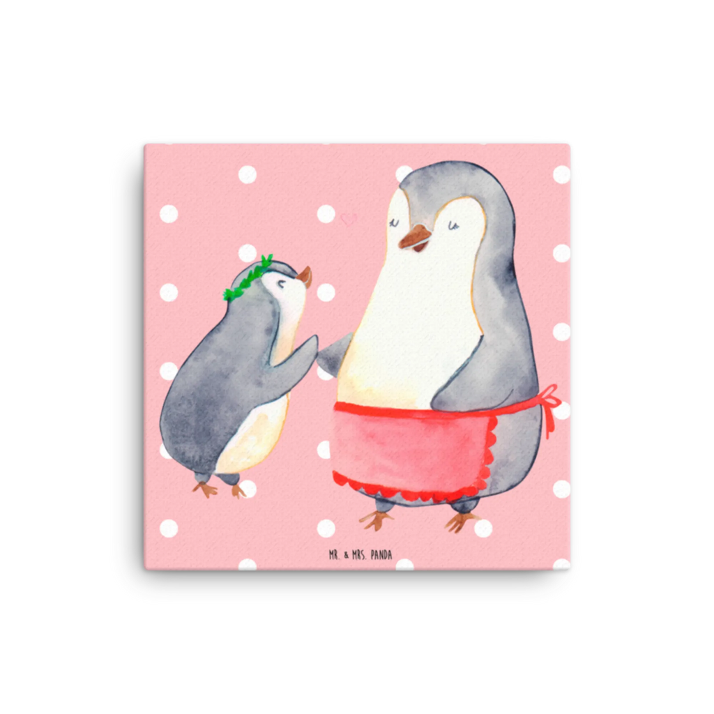 Canvas picture Penguin with child Kunstdruck, Leinwand, Vatertag, Schwester, Muttertag, Bruder, Papa, Mama, Oma, Opa, Familie, Mutti, Mutter, Mami, Geburststag, Geschenk
