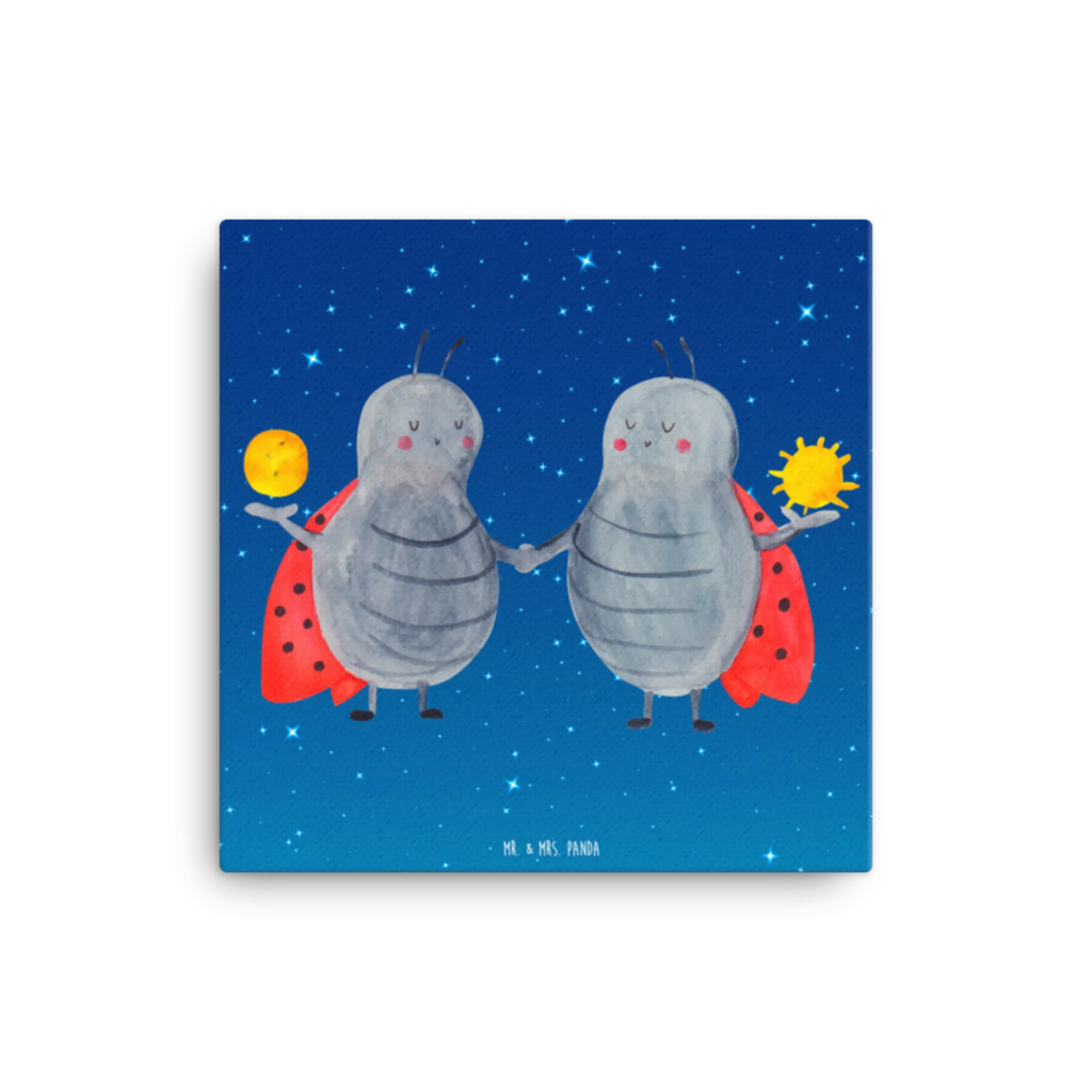 Canvas picture Star sign twin Leinwand, Kunstdruck, Sternzeichen, Tierkreiszeichen, Horoskop, Astrologie, Aszendent, Geschenk Mai, Zwilling Geschenk, Marienkäfer, Zwilling Sternzeichen, Geburtstag Mai, Zwillingsbruder, Zwillinge, Glückskäfer, Geschenk Juni, Zwillingsschwester