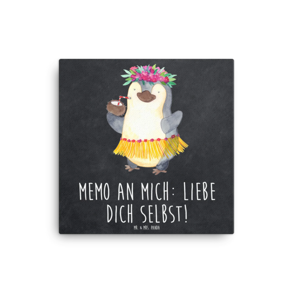 Canvas picture Penguin coconut Kunstdruck, Leinwand, Pinguin, Hawaii, Aloha, Urlaub, Kokosnuss, Pinguine