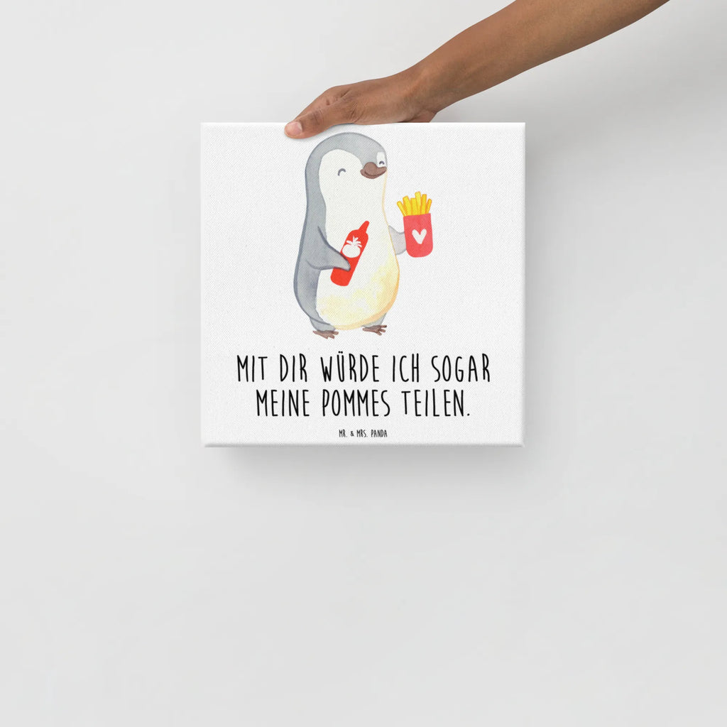 Canvas picture penguin French fries Kunstdruck, Leinwand, Verlobung, Partner, Ehemann, Ehefrau, Liebe, Heiraten, Liebesgeschenk, Heiratsantrag, Hocheitstag, Freundin, Jahrestag, Freund, Hochzeitstag, für Männer, Geschenk für Frauen, Geschenk für Partner, Geschenk für Freundin, für Ehemann, Valentinstag, Liebesbeweis, Mitbringsel