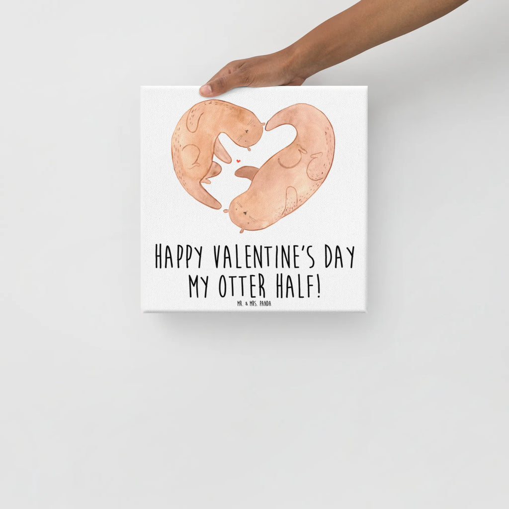 Leinwand Bild Otter Valentine Kunstdruck, Leinwand, Liebesgeschenk, Jahrestag, Hocheitstag, Freundin, Heiratsantrag, Heiraten, Liebe, Ehefrau, Ehemann, Freund, Partner, Verlobung, Hochzeitstag, Geschenk für Freundin, Valentinstag, für Männer, Mitbringsel, für Ehemann, Geschenk für Frauen, Geschenk für Partner, Liebesbeweis