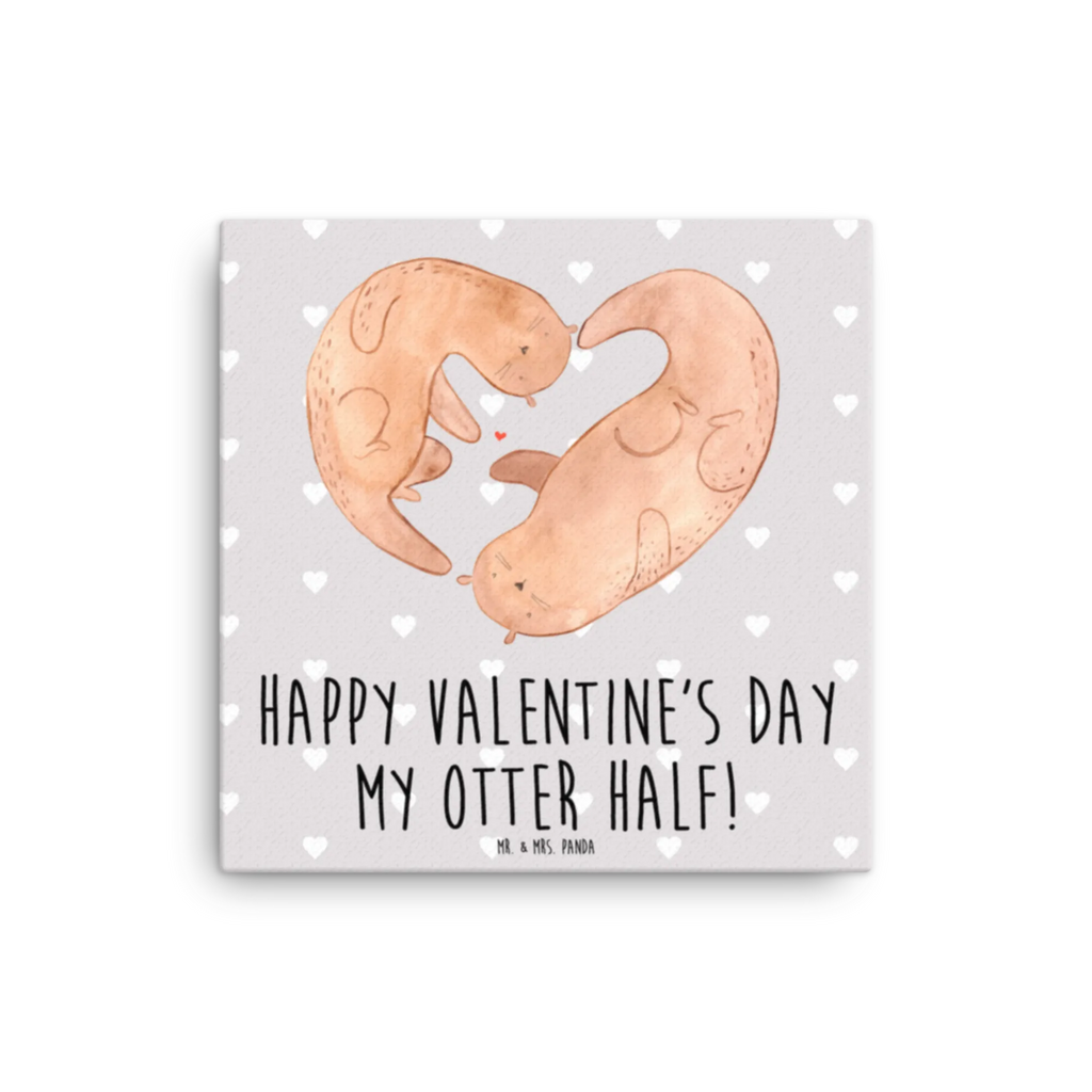 Leinwand Bild Otter Valentine Kunstdruck, Leinwand, Liebesgeschenk, Jahrestag, Hocheitstag, Freundin, Heiratsantrag, Heiraten, Liebe, Ehefrau, Ehemann, Freund, Partner, Verlobung, Hochzeitstag, Geschenk für Freundin, Valentinstag, für Männer, Mitbringsel, für Ehemann, Geschenk für Frauen, Geschenk für Partner, Liebesbeweis