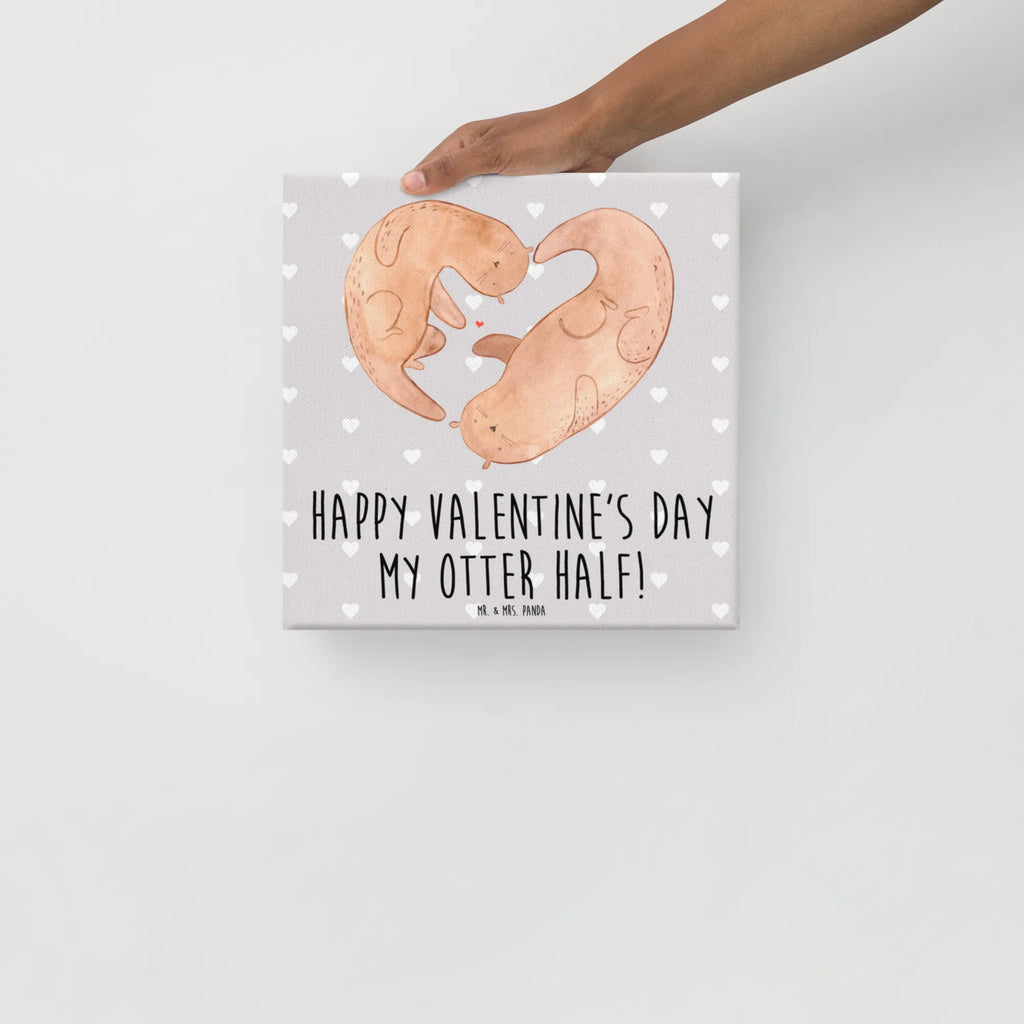 Leinwand Bild Otter Valentine Kunstdruck, Leinwand, Liebesgeschenk, Jahrestag, Hocheitstag, Freundin, Heiratsantrag, Heiraten, Liebe, Ehefrau, Ehemann, Freund, Partner, Verlobung, Hochzeitstag, Geschenk für Freundin, Valentinstag, für Männer, Mitbringsel, für Ehemann, Geschenk für Frauen, Geschenk für Partner, Liebesbeweis