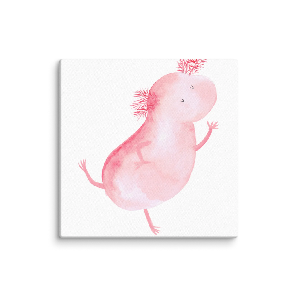 Canvas picture axolotl Dance Kunstdruck, Leinwand, Molch, Axolotl, Lurch, Axolot, Verrückt, Lurche, Schwanzlurch, Beste Freundin, Sterne, Freundin, Dachschaden