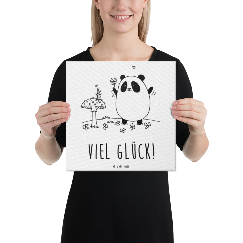 Canvas picture Panda Happiness Leinwand, Kunstdruck