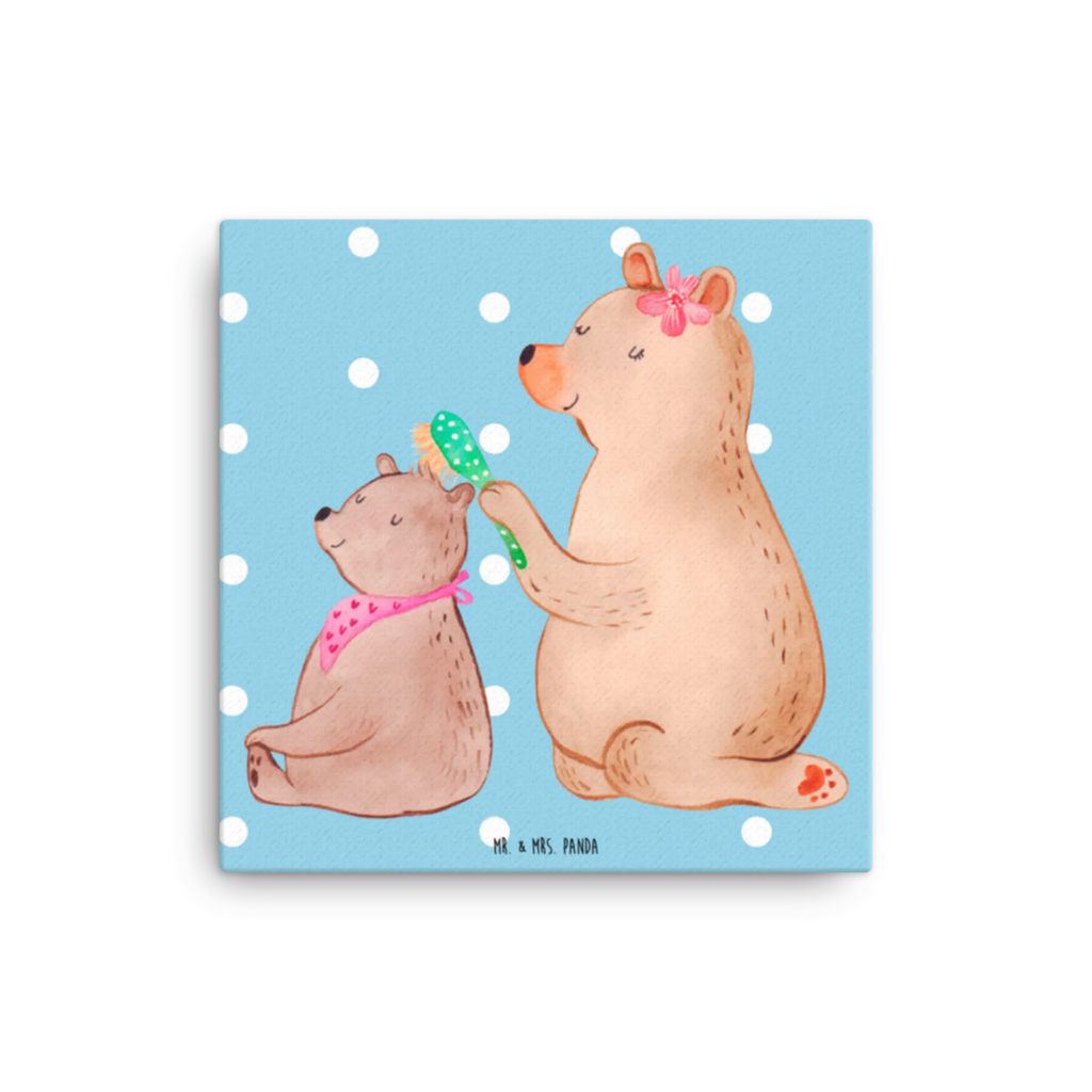 Canvas picture bear child Kunstdruck, Leinwand, Vatertag, Schwester, Muttertag, Bruder, Papa, Mama, Oma, Opa, Familie, Mutter, Mutti, Geschenk