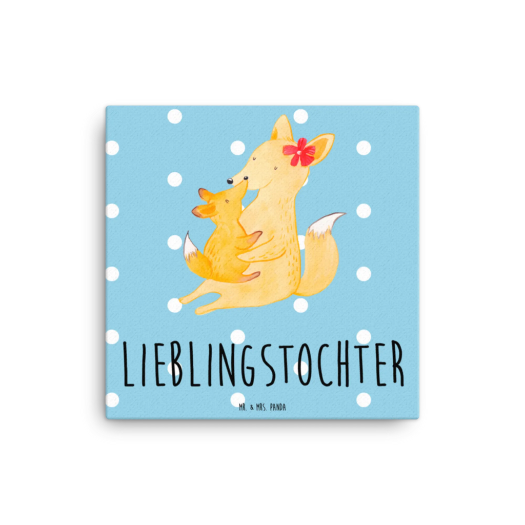 Canvas picture Fox mummy Leinwand, Kunstdruck, Vatertag, Oma, Mama, Bruder, Schwester, Familie, Muttertag, Papa, Opa, Beste Tochter, Tochter, Geschenk, Mutter, Lieblingstochter