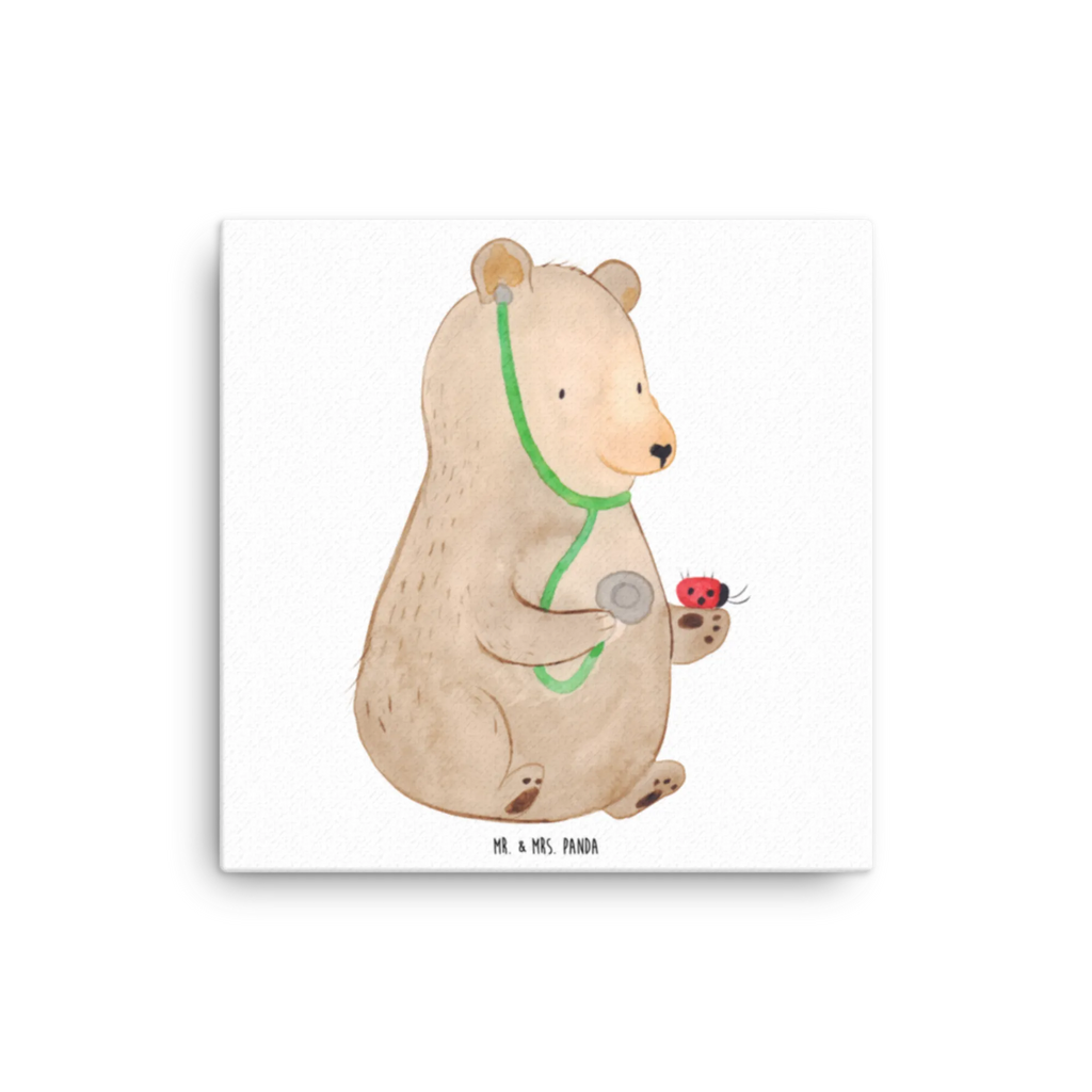 Leinwand Bild Bär Arzt Kunstdruck, Leinwand, Bär, Teddybär, Teddy, Ärztin, Professor, Doktorin, Arzt, Professorin, Doktor