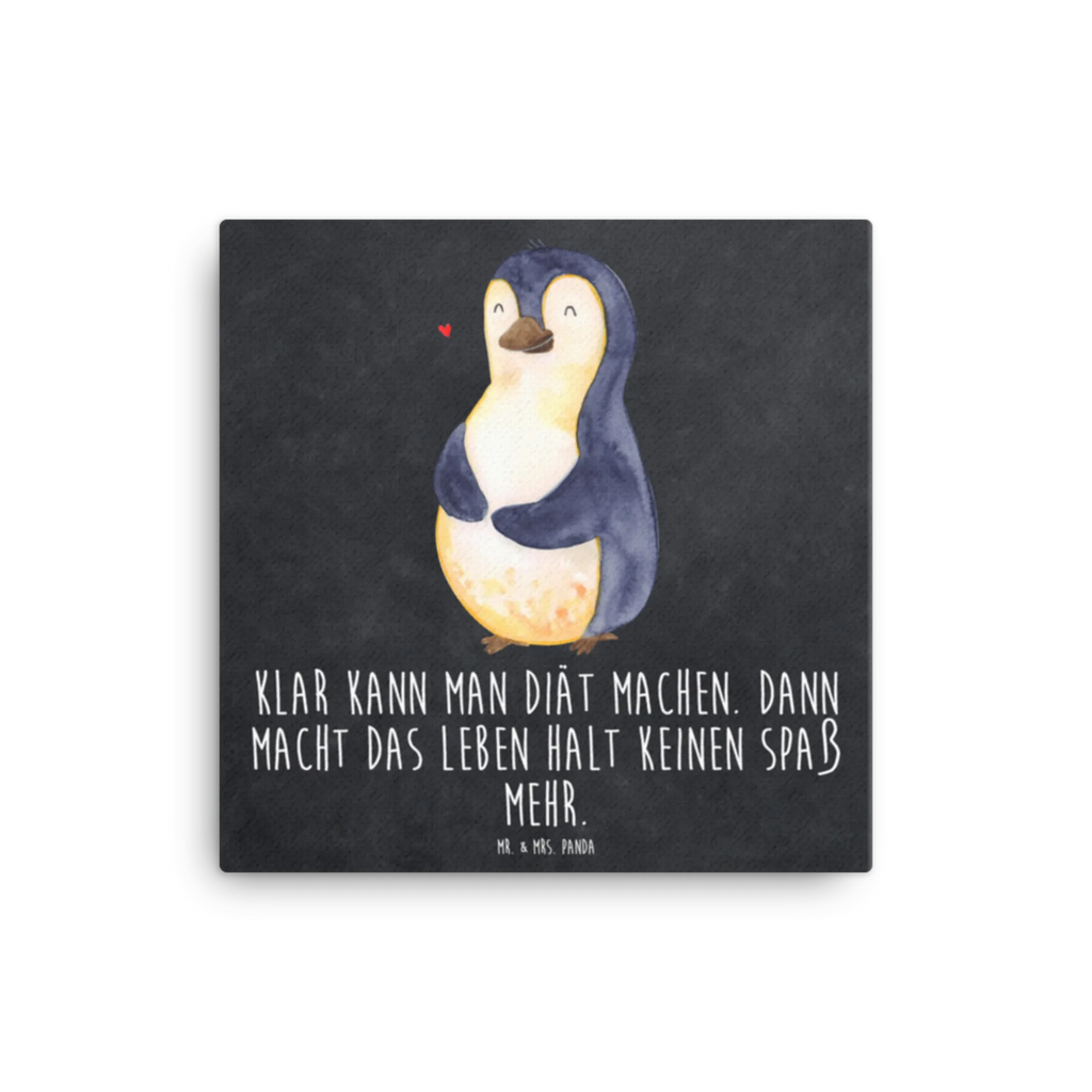Canvas picture Penguin diet Leinwand, Kunstdruck, Pinguin, Körperliebe, Gewicht, Abnehmen, Selbstrespekt, Motivation, Abspecken, Diät, Selbstliebe, Pinguine
