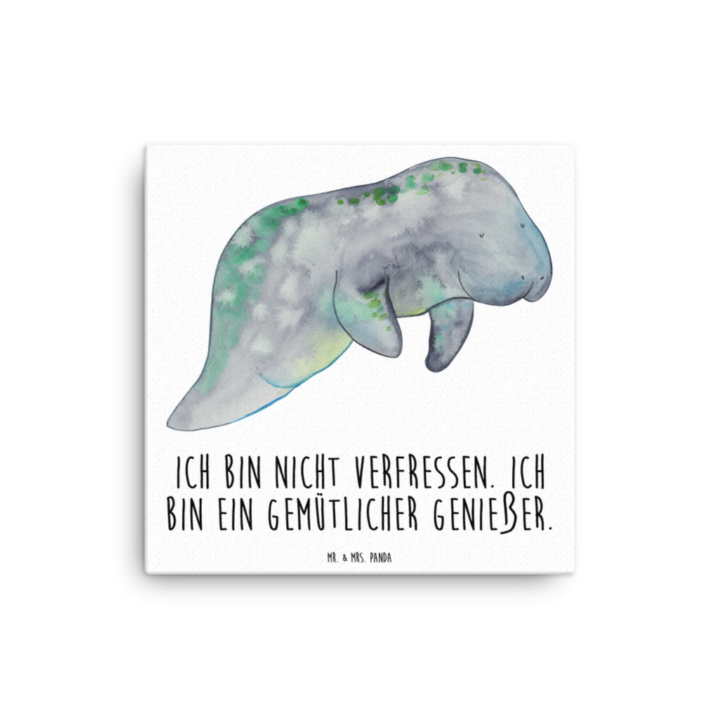 Canvas picture manatee Relax Kunstdruck, Leinwand, Meerestiere, Meer, Urlaub, Seekuh, Süßigkeiten, Diät, Essen, Seekühe, Zucker, Abnehmen, Diätwahn
