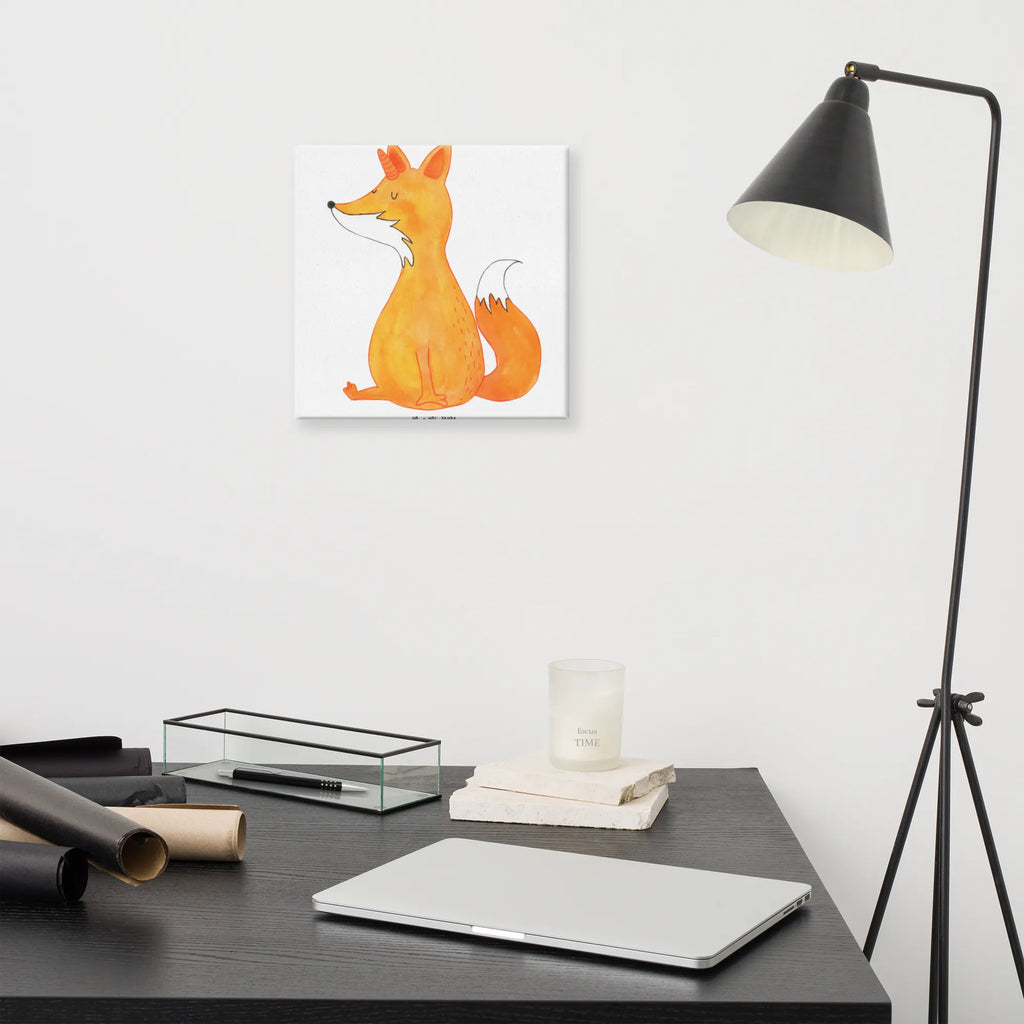 Canvas picture unicorn Wish Leinwand, Kunstdruck, Unicorn, Einhorn, Einhorn Deko, Einhörner, Fuchshörnchen, Fuchs, Unicorns, Foxycorn, Füchse, Fuchshorn
