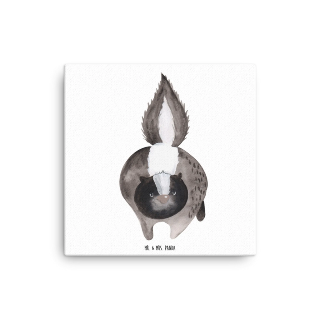 Canvas picture skunk attack Leinwand, Kunstdruck, Stinktier, Skunk, Stinki, Drohung, Stinker, wütend, Raubtier, Wildtier