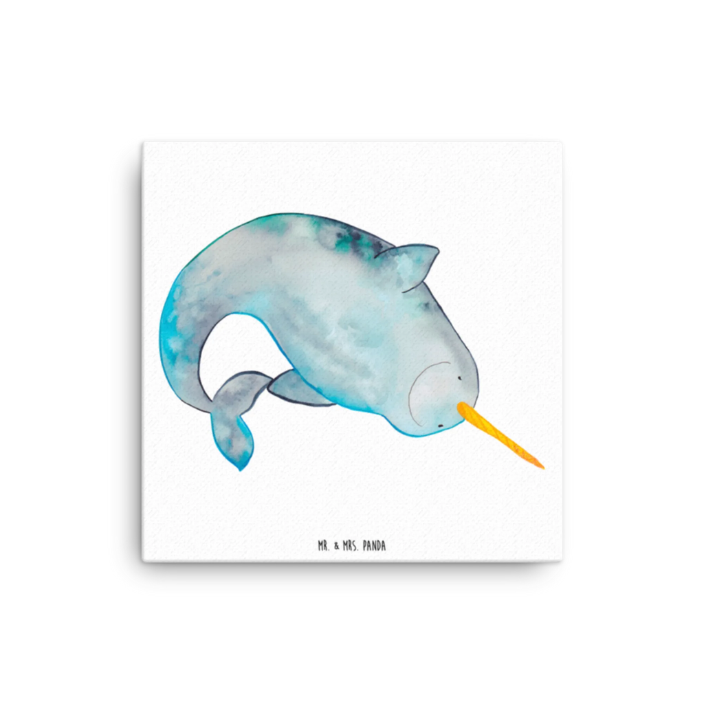 Leinwand Bild Narwal Kunstdruck, Leinwand, Meerestiere, Urlaub, Meer, Wal, Kinderzimmer, Narwal, Aufräumen, Putzen, Hausfrau, Junggesellin