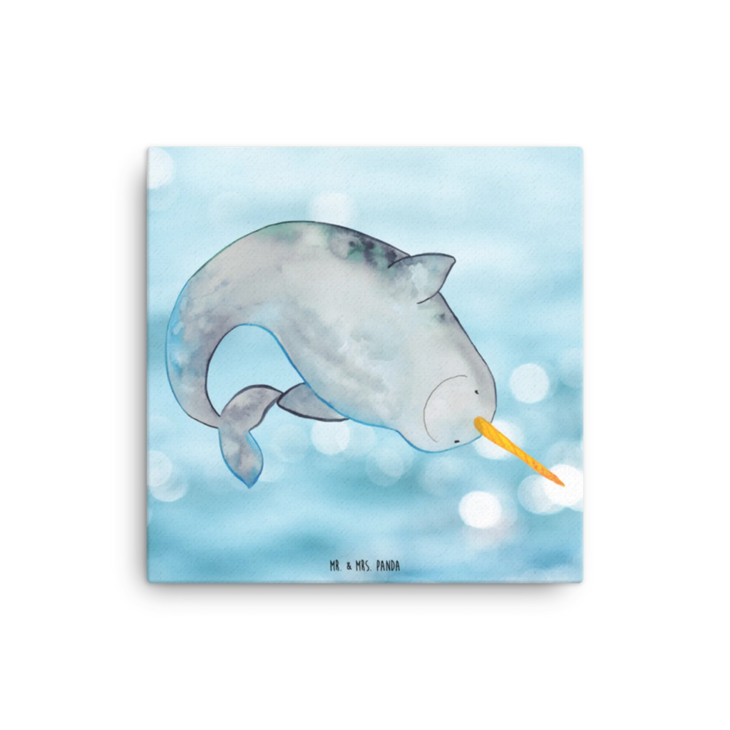 Leinwand Bild Narwal Kunstdruck, Leinwand, Meerestiere, Urlaub, Meer, Wal, Kinderzimmer, Narwal, Aufräumen, Putzen, Hausfrau, Junggesellin