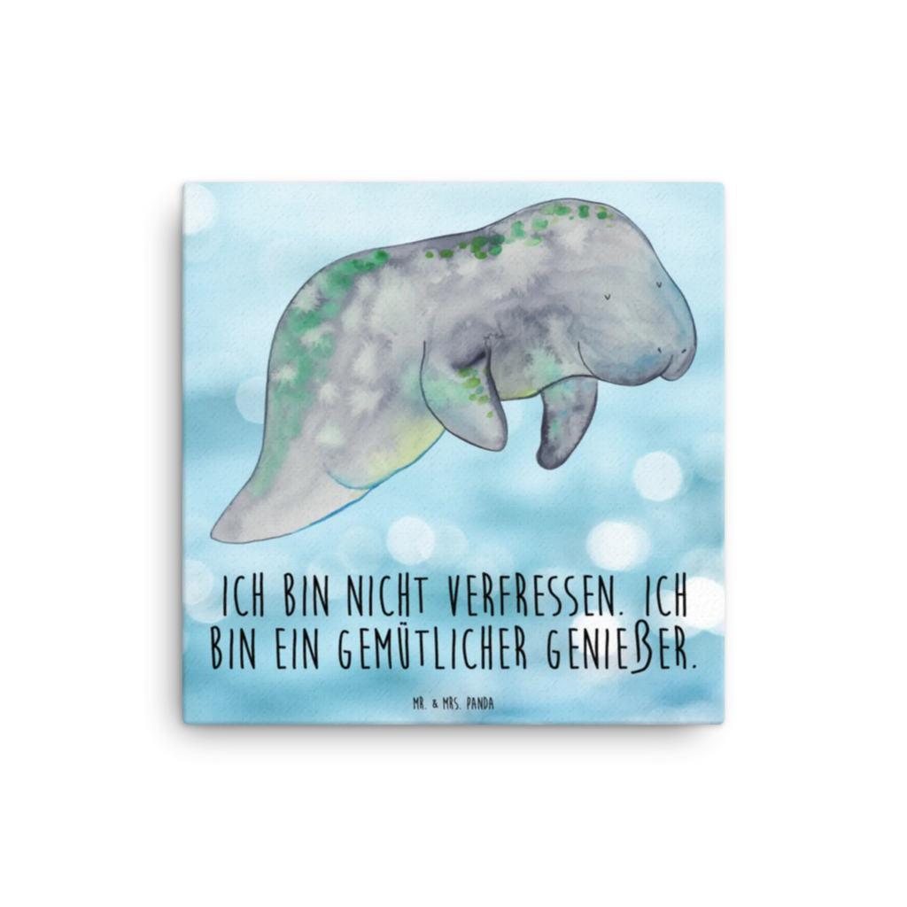 Canvas picture manatee Relax Kunstdruck, Leinwand, Meerestiere, Meer, Urlaub, Seekuh, Süßigkeiten, Diät, Essen, Seekühe, Zucker, Abnehmen, Diätwahn