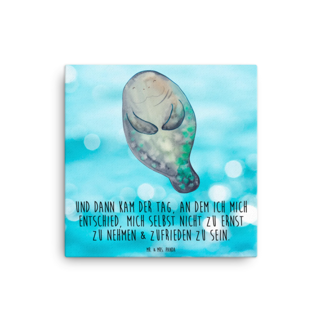 Canvas picture manatee happy Kunstdruck, Leinwand, Meerestiere, Meer, Urlaub, Achtsamkeit, Seekühe, Respekt, Freundin, Seekuh, Zufrieden, Neuanfang, Neustart, Liebeskummer, Selbstliebe