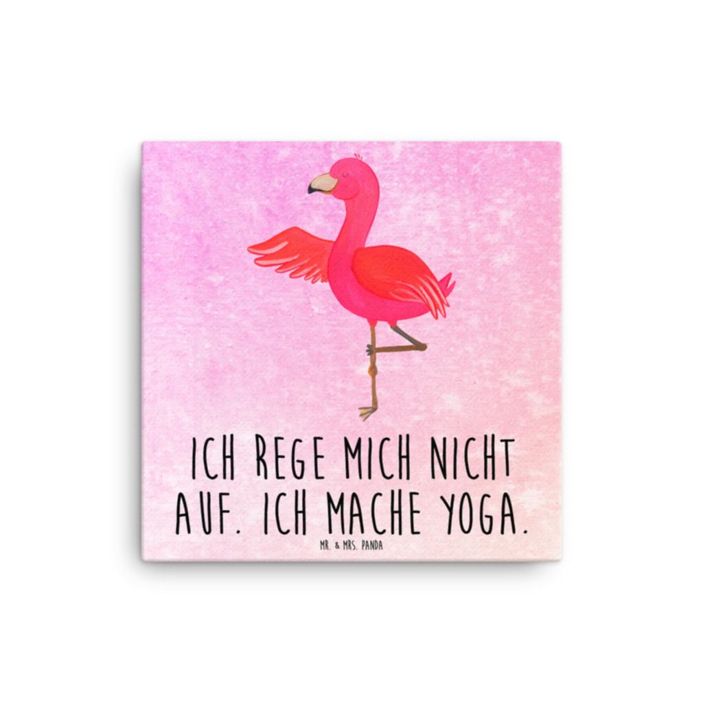 Canvas picture flamingo yoga Leinwand, Kunstdruck, Flamingo, Ärger, Achtsamkeit, Entspannung, Yoga, Vogel, Namaste, Tiefenentspannung, Yoga-Übung, Aufregen