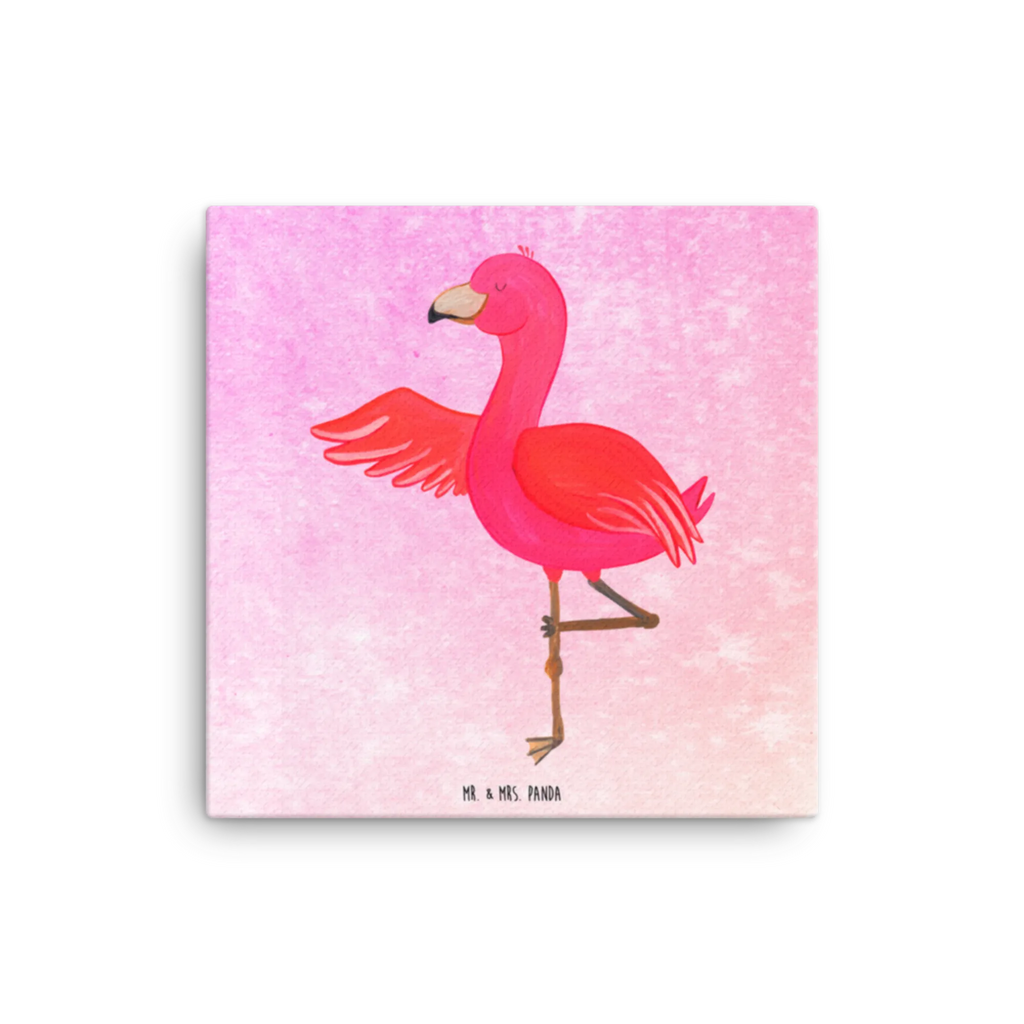 Canvas picture flamingo yoga Leinwand, Kunstdruck, Flamingo, Ärger, Achtsamkeit, Entspannung, Yoga, Vogel, Namaste, Tiefenentspannung, Yoga-Übung, Aufregen