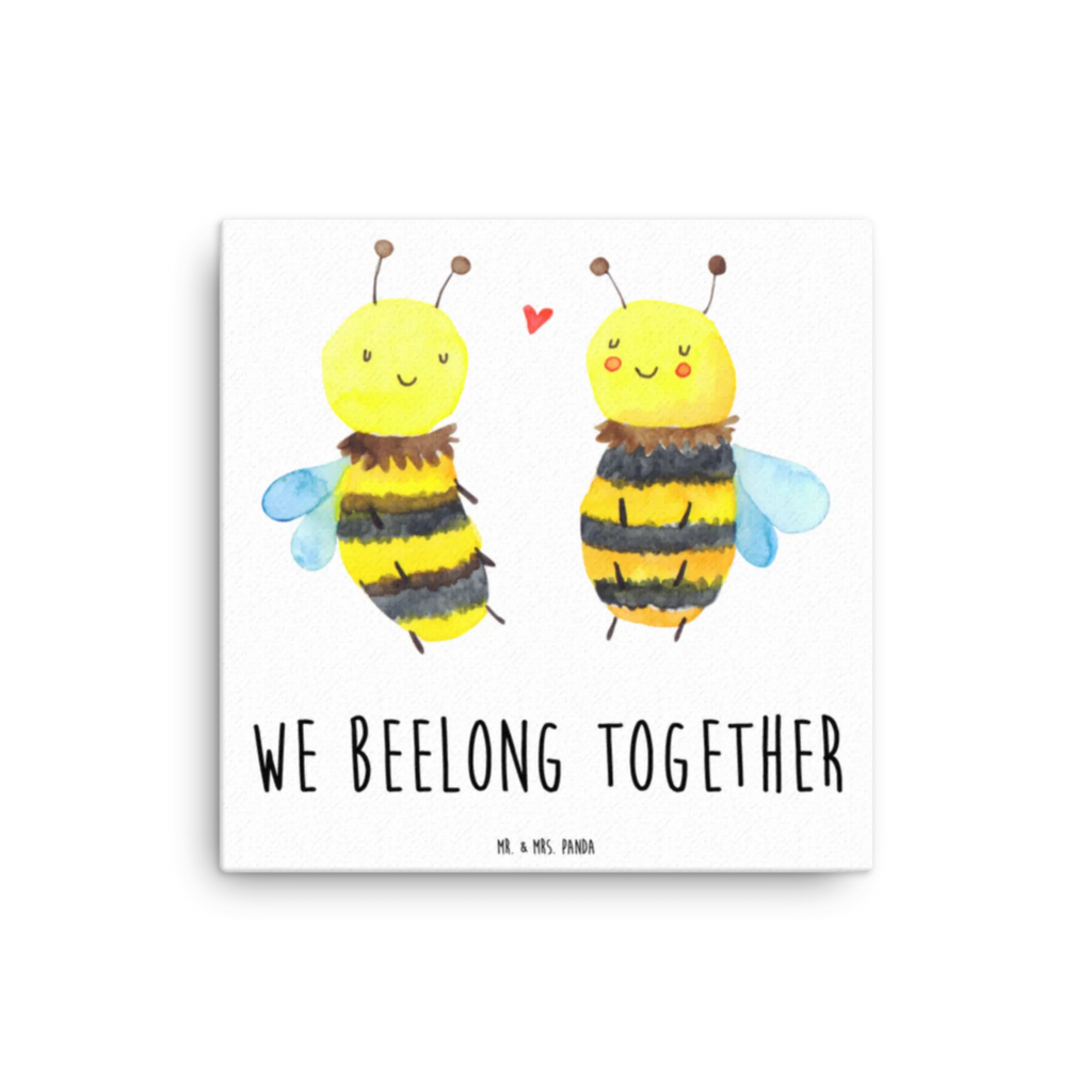 Canvas picture bee In love Leinwand, Kunstdruck, Dekoration, Bild, Wanddeko, Biene, Wespe, Hummel