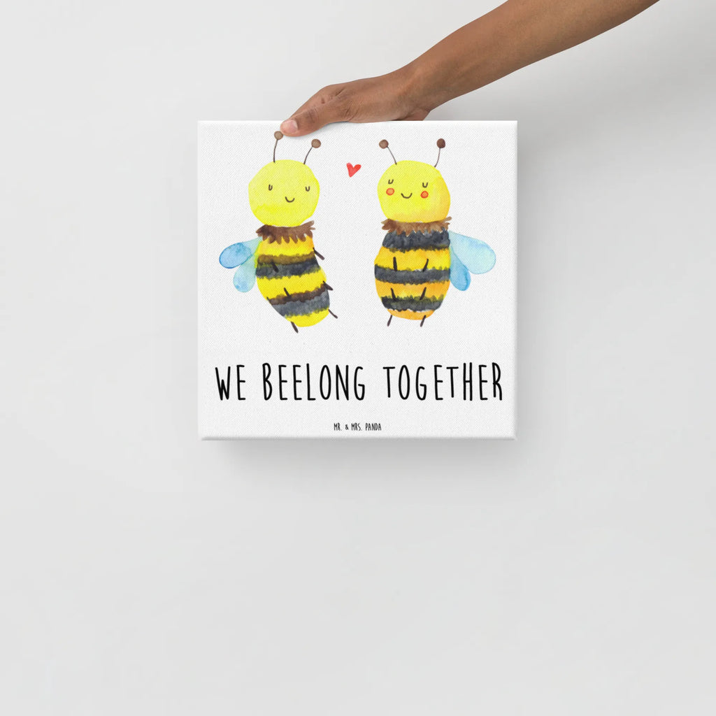 Canvas picture bee In love Leinwand, Kunstdruck, Dekoration, Bild, Wanddeko, Biene, Wespe, Hummel