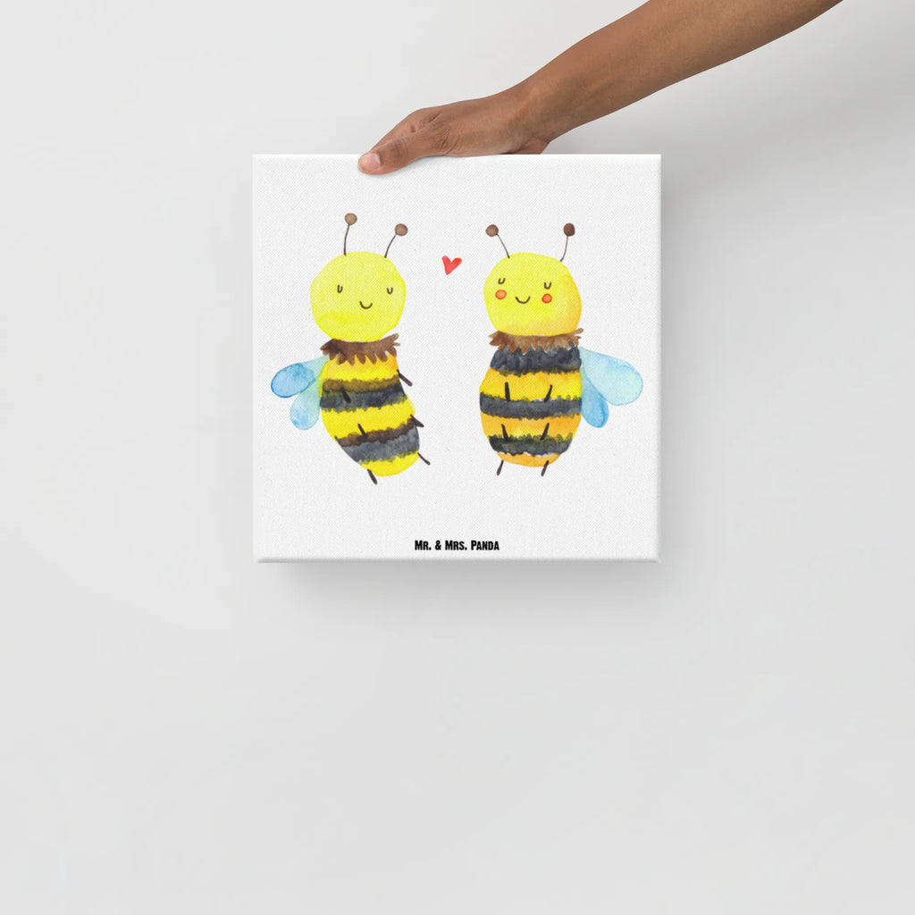 Canvas picture bee In love Leinwand, Kunstdruck, Dekoration, Bild, Wanddeko, Biene, Wespe, Hummel