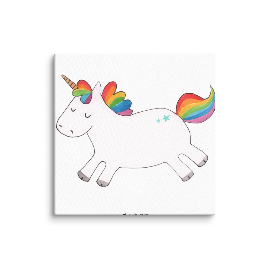 Leinwand Bild Einhorn Happy Wanddeko, Dekoration, Leinwand, Kunstdruck, Bild, Einhorn, Einhörner, Einhorn Deko, Unicorn, witzig, Lachen, Spaß, spannend, glücklich, Lächeln, Lebensfreude, Freude, fröhlich