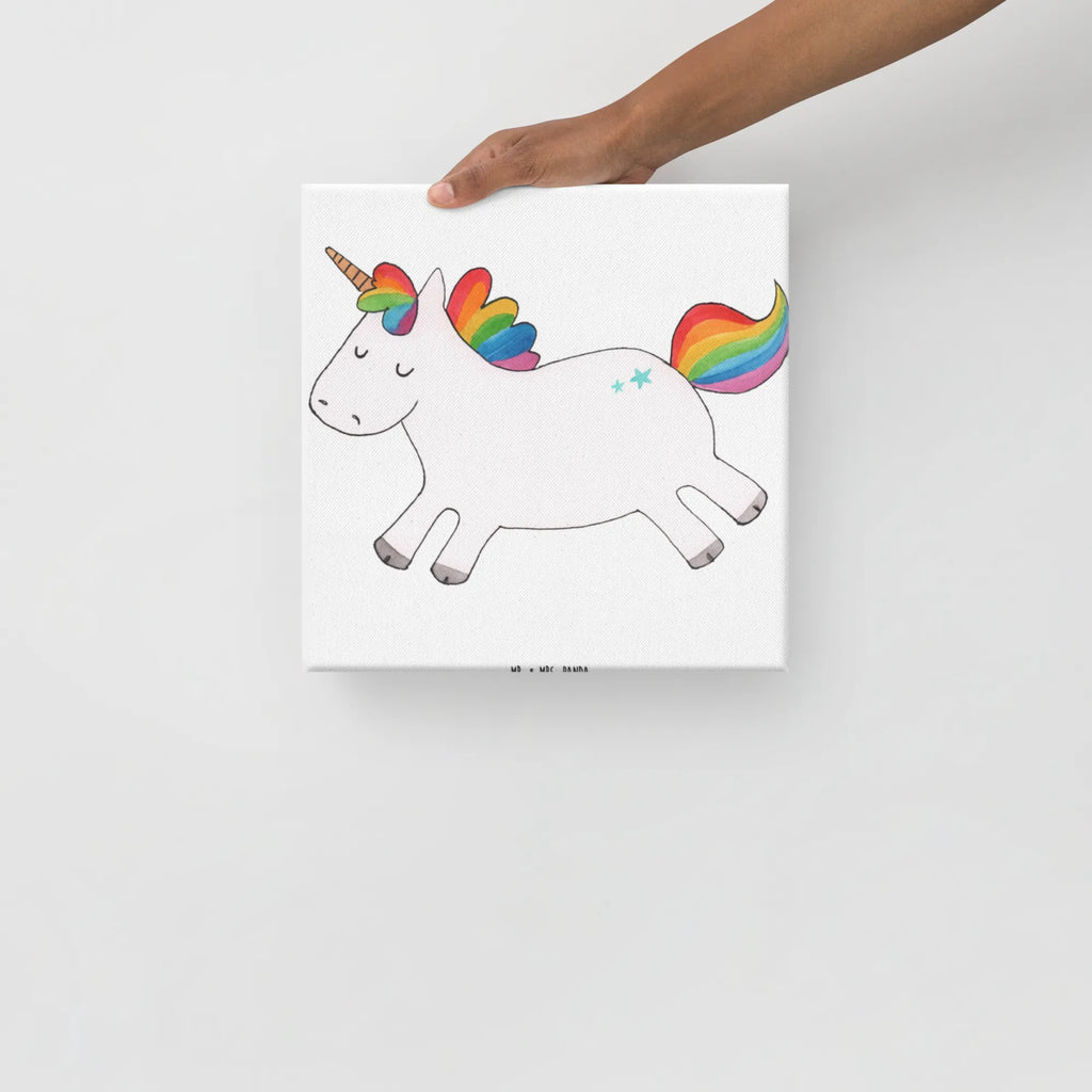 Leinwand Bild Einhorn Happy Wanddeko, Dekoration, Leinwand, Kunstdruck, Bild, Einhorn, Einhörner, Einhorn Deko, Unicorn, witzig, Lachen, Spaß, spannend, glücklich, Lächeln, Lebensfreude, Freude, fröhlich