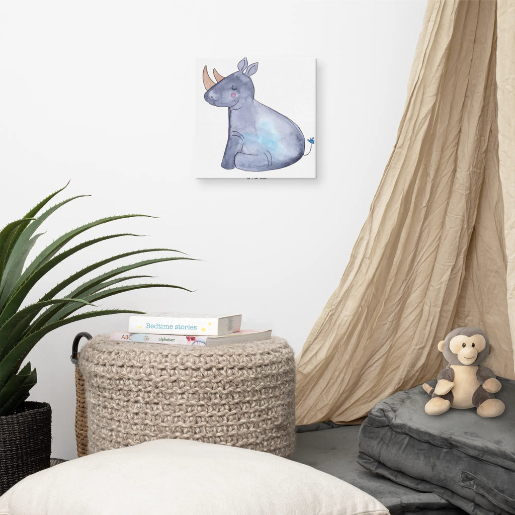 Leinwand Bild Einhorn Nashorn Leinwand, Bild, Kunstdruck, Dekoration, Wanddeko, Einhorn, Einhörner, Einhorn Deko, Unicorn, Nashorn, witzig, lustig, Regenbogen, Glitzer, Zoo, Einhornpower, Nashörner, Erwachsenwerden
