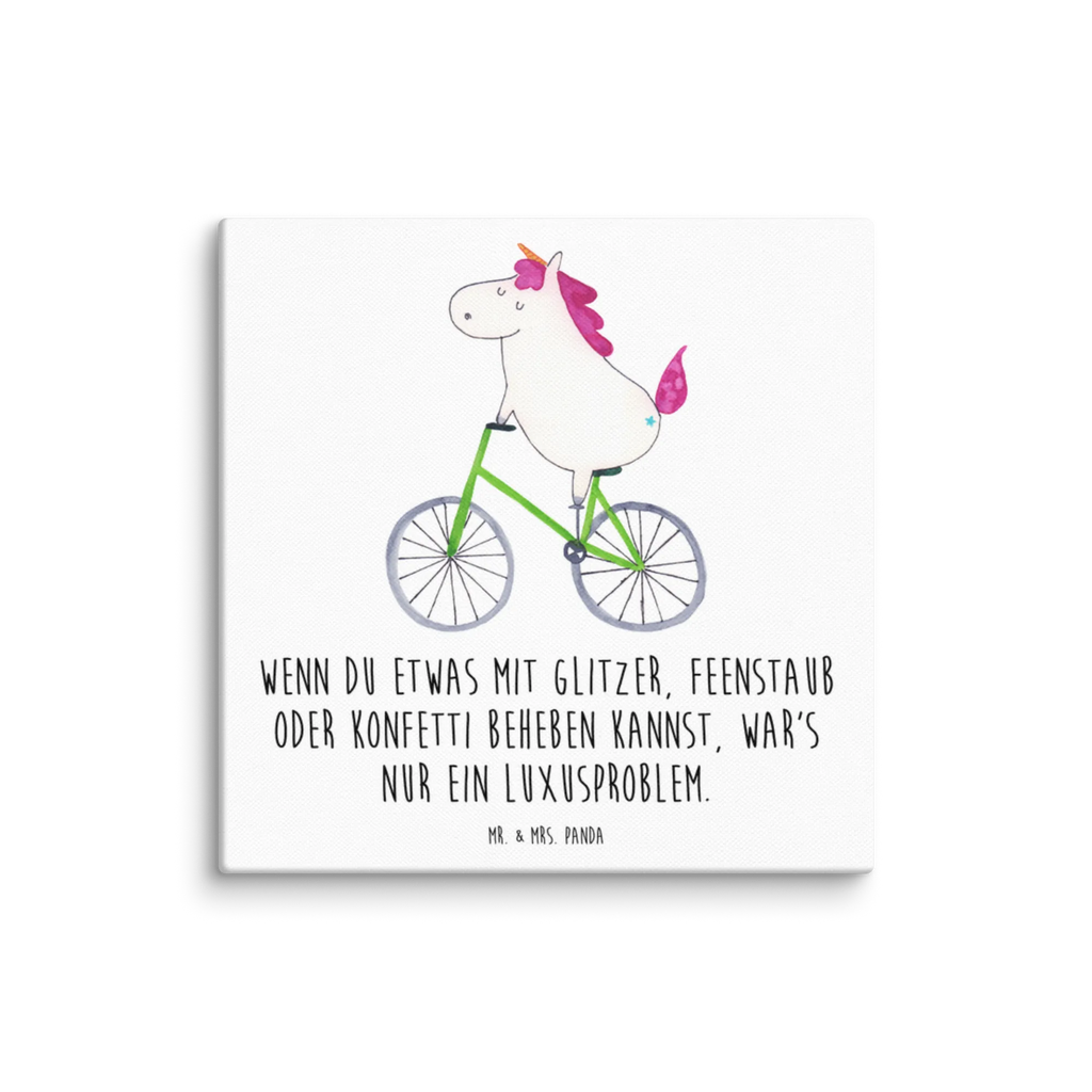 Leinwand Bild Einhorn Radfahrer Bild, Leinwand, Dekoration, Wanddeko, Kunstdruck, Einhorn, Einhörner, Einhorn Deko, Unicorn, Radfahren, Rad, Luxusproblem, Liebeskummer, Feenstaub, Konfetti, Bike, Kummer, Radfahrer