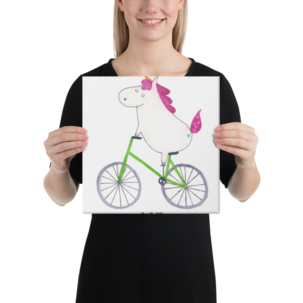 Leinwand Bild Einhorn Radfahrer Bild, Leinwand, Dekoration, Wanddeko, Kunstdruck, Einhorn, Einhörner, Einhorn Deko, Unicorn, Radfahren, Rad, Luxusproblem, Liebeskummer, Feenstaub, Konfetti, Bike, Kummer, Radfahrer