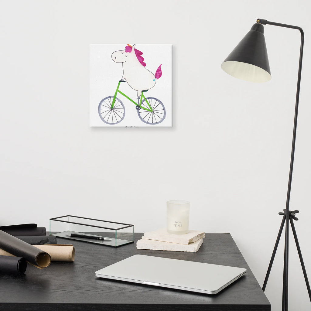 Leinwand Bild Einhorn Radfahrer Bild, Leinwand, Dekoration, Wanddeko, Kunstdruck, Einhorn, Einhörner, Einhorn Deko, Unicorn, Radfahren, Rad, Luxusproblem, Liebeskummer, Feenstaub, Konfetti, Bike, Kummer, Radfahrer