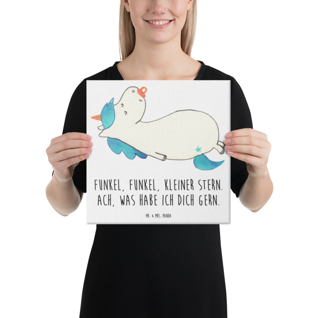 Canvas picture unicorn dummy Wanddeko, Kunstdruck, Dekoration, Bild, Leinwand, Einhorn, Einhörner, Einhorn Deko, Unicorn, Mama, Geschenk Geburt, Mutter, Säugling, Geburtstag, Baby, Geburt, Schnuller, Kleinkind