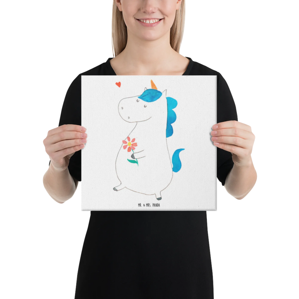 Canvas picture unicorn Stroll Leinwand, Kunstdruck, Unicorn, Einhorn, Einhorn Deko, Einhörner, Motivation, Freude, Spaziergang, Glitzer, Schwester, Gute Laune, Mutter, Blumen, Freundin
