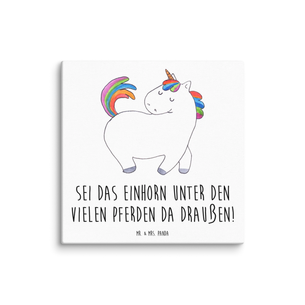 Leinwand Bild Einhorn stolzierend Leinwand, Kunstdruck, Unicorn, Einhorn, Einhorn Deko, Einhörner, Reiter, Geschenk, Freundin, Pferd, Anders, Stolz, Bunt, Reiten