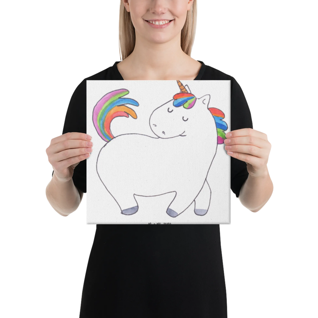 Leinwand Bild Einhorn stolzierend Leinwand, Kunstdruck, Unicorn, Einhorn, Einhorn Deko, Einhörner, Reiter, Geschenk, Freundin, Pferd, Anders, Stolz, Bunt, Reiten