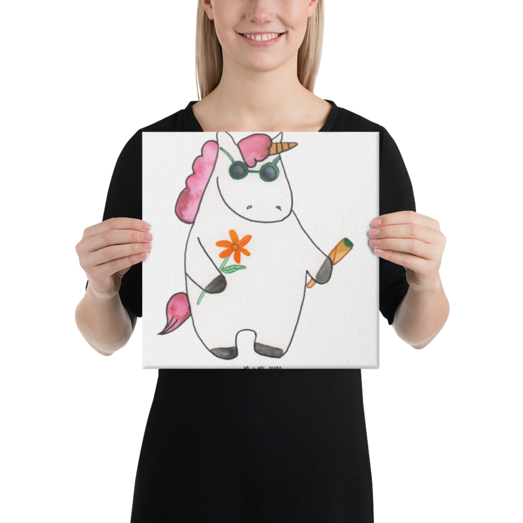 Canvas picture unicorn Woodstock Kunstdruck, Leinwand, Unicorn, Einhorn, Einhorn Deko, Einhörner, Party, Joint, Alkohol, Kiffen, Zigarette, Spaß. Lustig, Witzig, Woodstock