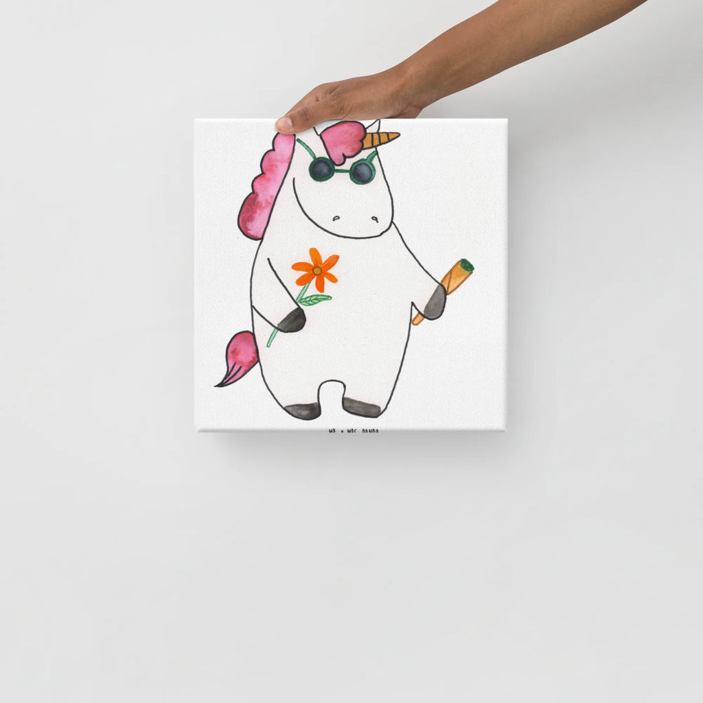 Canvas picture unicorn Woodstock Kunstdruck, Leinwand, Unicorn, Einhorn, Einhorn Deko, Einhörner, Party, Joint, Alkohol, Kiffen, Zigarette, Spaß. Lustig, Witzig, Woodstock