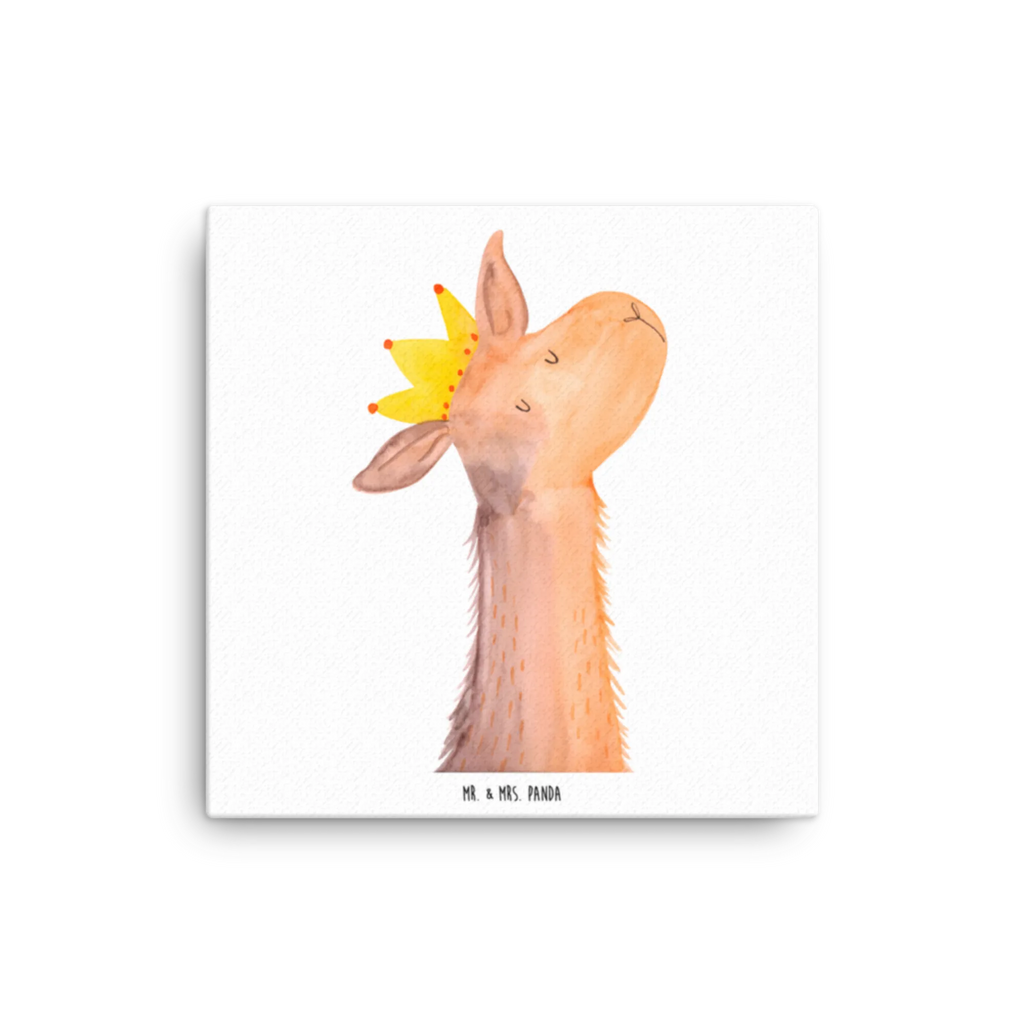 Canvas picture llama head king Leinwand, Kunstdruck, Lama, Alpaka, Abi, Mama, Abitur, Königin, Papa, König, Büro Kollege, Kollegin, Vorgesetzter, Chef, Lamas, Freundin