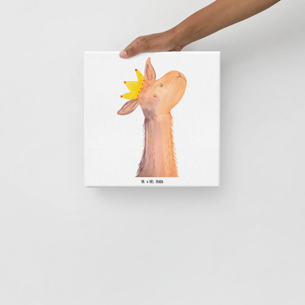 Canvas picture llama head king Leinwand, Kunstdruck, Lama, Alpaka, Abi, Mama, Abitur, Königin, Papa, König, Büro Kollege, Kollegin, Vorgesetzter, Chef, Lamas, Freundin