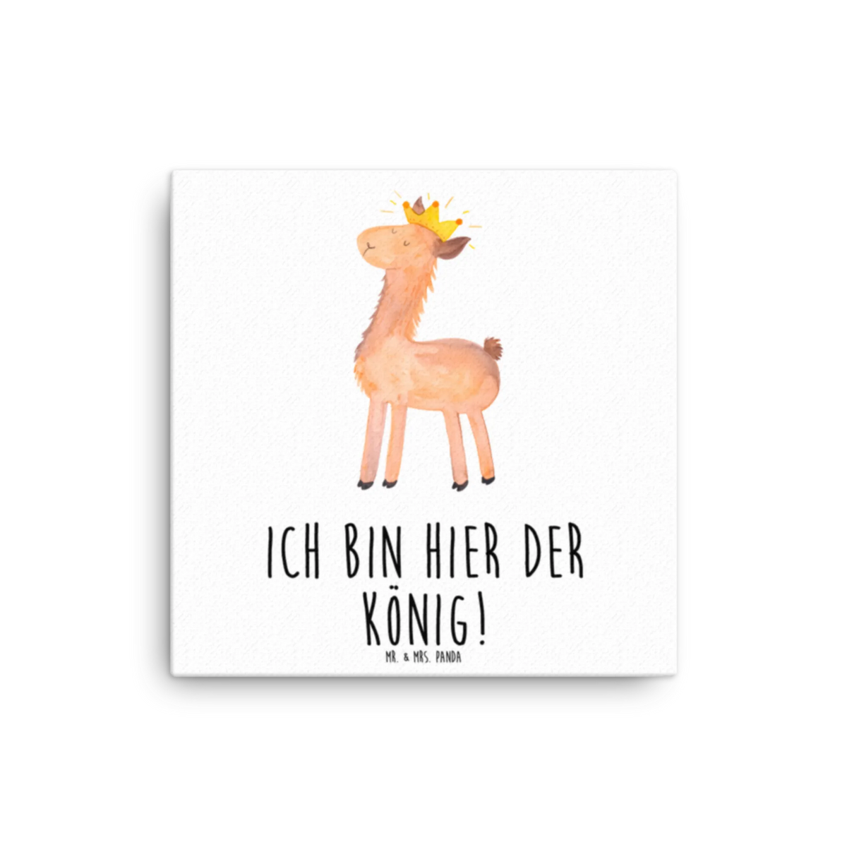 Leinwand Bild Lama König Kunstdruck, Leinwand, Lama, Alpaka, Kollegin, Abitur, Papa, Vorgesetzter, Königin, Mama, Abi, König, Chef, Büro Kollege, Lamas, Freundin