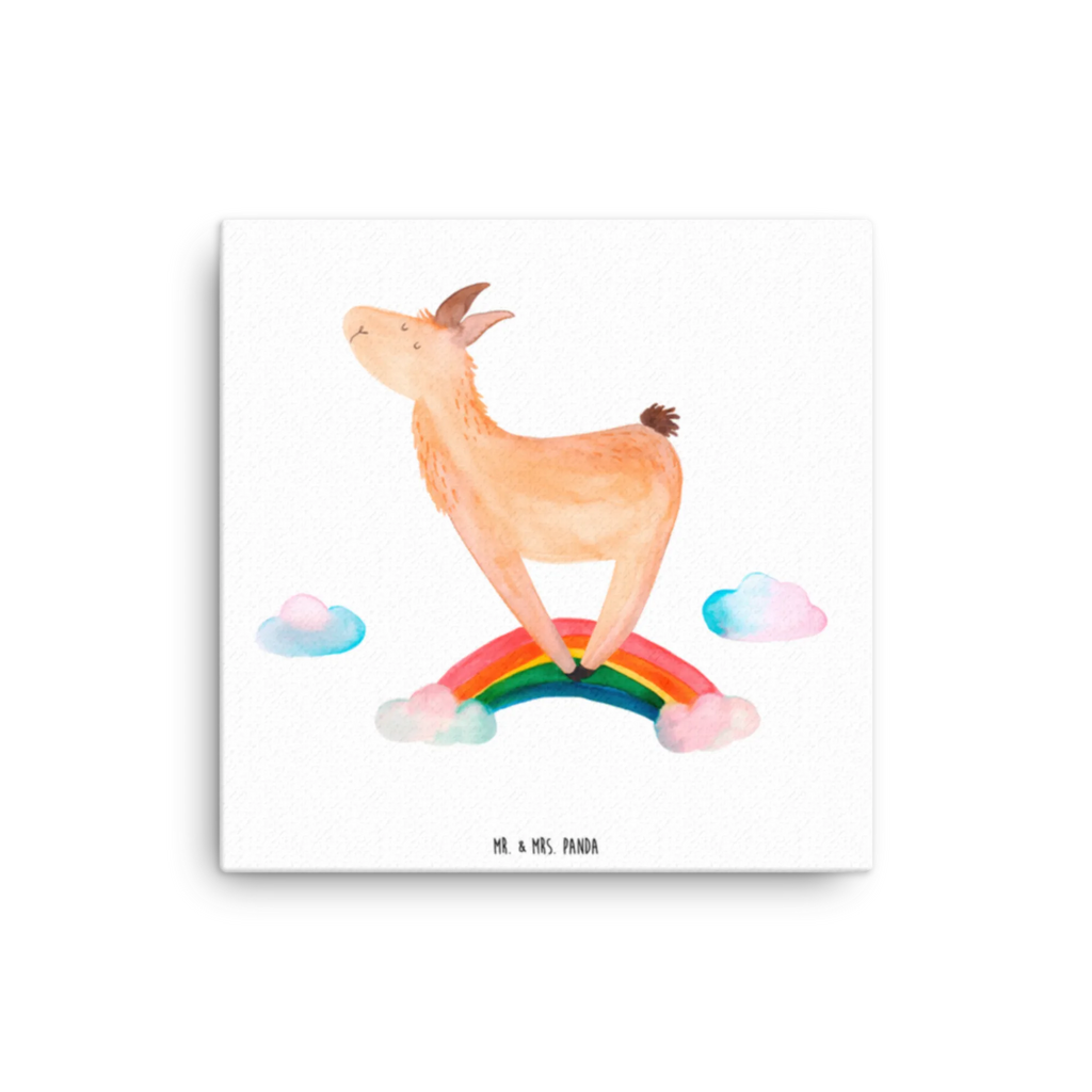 Leinwand Bild Lama Regenbogen Leinwand, Bild, Wanddeko, Kunstdruck, Dekoration, Lama, Alpaka, Schule, Haters, Haters gonna hate, Außenseiter, Regenbogen, Lamas, Abi, Wolkenland, Freiheit, Selbstständig, Hobby