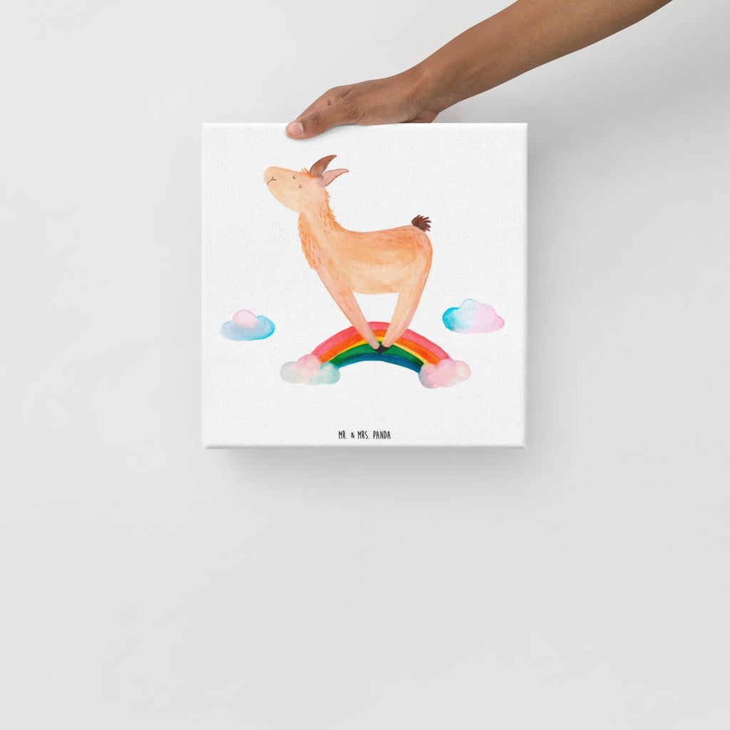 Leinwand Bild Lama Regenbogen Leinwand, Bild, Wanddeko, Kunstdruck, Dekoration, Lama, Alpaka, Schule, Haters, Haters gonna hate, Außenseiter, Regenbogen, Lamas, Abi, Wolkenland, Freiheit, Selbstständig, Hobby