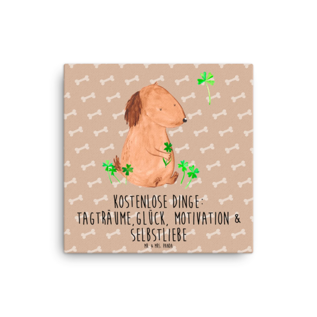 Leinwand Bild Hund Kleeblatt Kunstdruck, Leinwand, Hunderasse, Hundebesitzer, Sprüche, Hundemotiv, Haustier, Tierliebhaber, Hund, Glück, Glücksbringer, Tagträume, Motivation, Kleeblatt, Neuanfang, Selbstliebe, Geschenk, Achtsamkeit