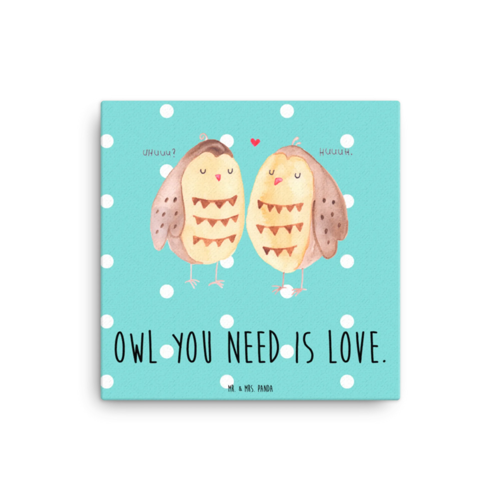 Leinwand Bild Eule Liebe Leinwand, Kunstdruck, Eule, Liebe, Owl, Hochzeit Spruch, Freundin Geschenk, Freund, Wortspiel Lustig, All You Need Is Love, Eule Deko, Liebe Spruch