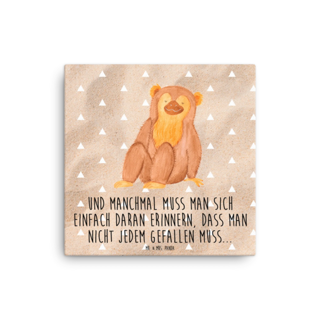 Canvas picture Monkey Kunstdruck, Leinwand, Wildtiere, Afrika, Äffchen, Selbstbewusstsein, Liebe, Selbstliebe, Motivation, Selfcare, Affe, Respekt, Selbstachtung, Affen